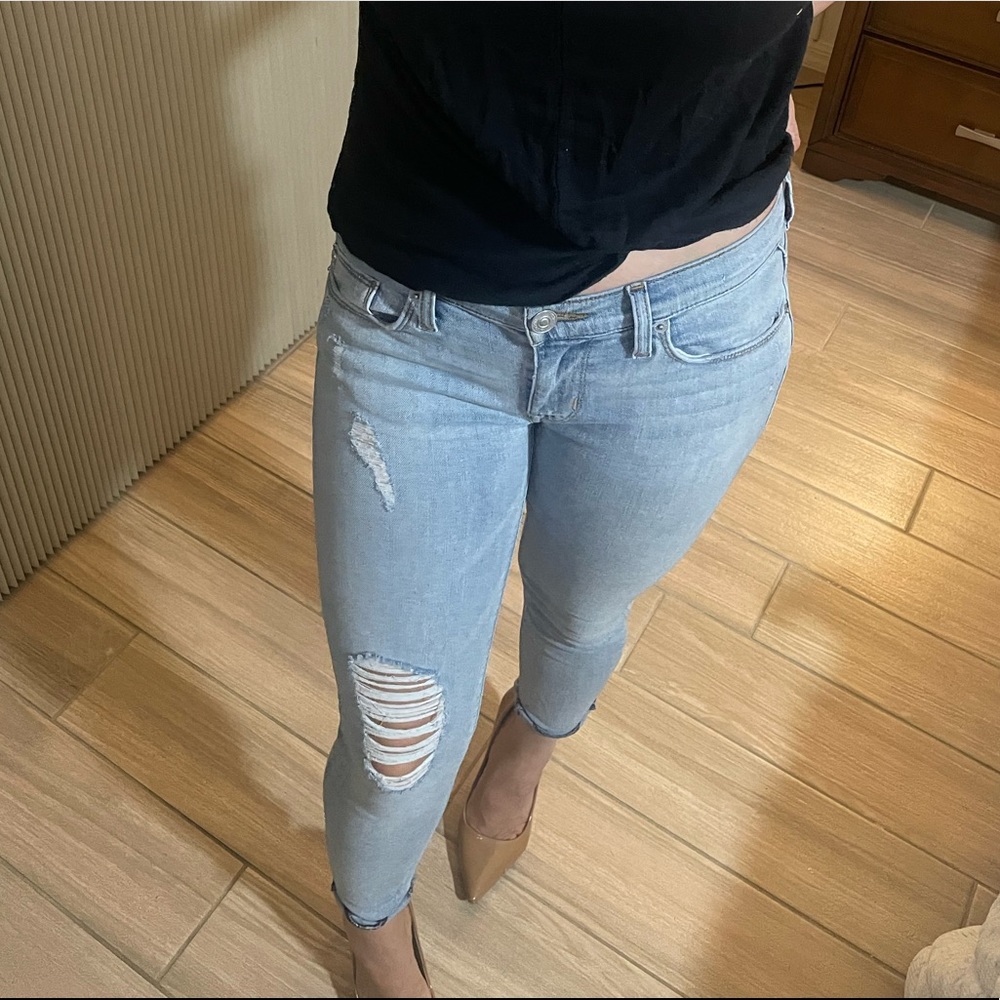 NWOT Hudson light wash ultra skinny ankle jeans size 26